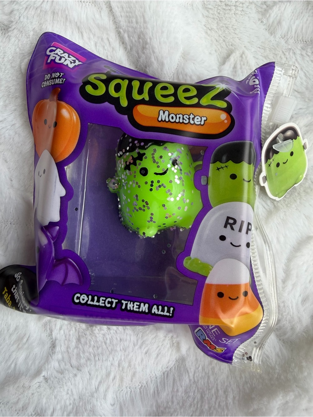 🧟‍♂️🎃 **TABA SQUEEZE THE FRANKENSTEIN – MINI HALLOWEEN SQUISHY!** 🎃🧟‍♂️